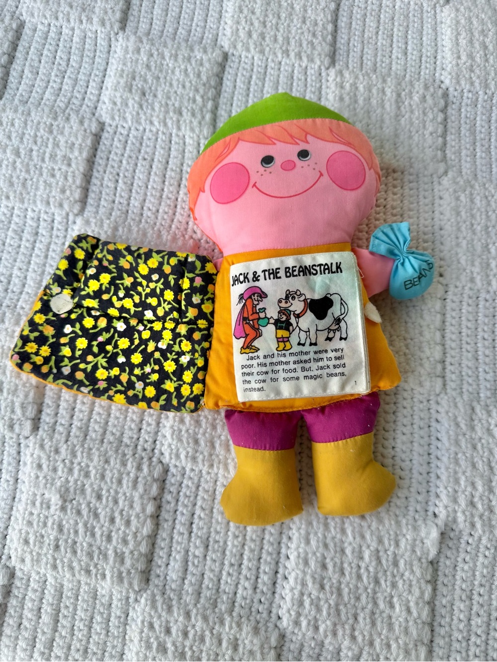 1973 Playskool Jack and the Beanstalk Storybook Doll